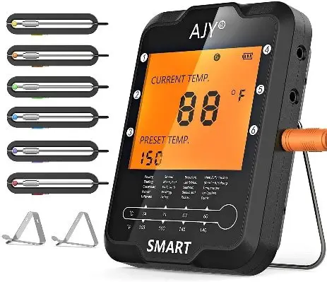 AYJ Smart Remote Digital Thermometer for Smoking