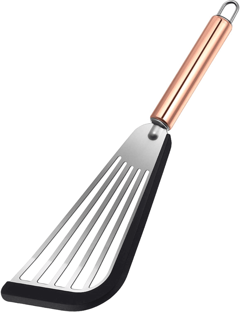 Flexible Stainless-Steel Spatula with Silicone Top Soft Edge