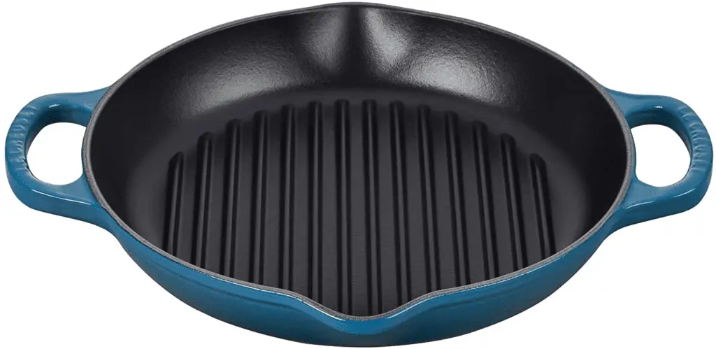 Le Creuset Enameled Cast Iron Signature Deep Round Grill