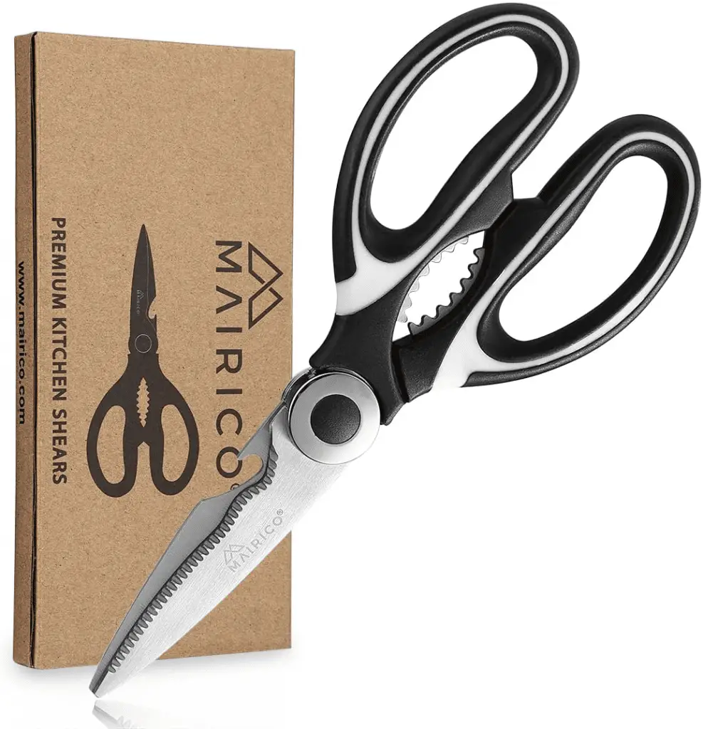 MAIRICO Ultra Sharp Premium Heavy Duty Kitchen Shears and Multi-Purpose Scissors