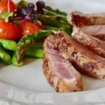 Pork Tenderloin with a side of asparagus